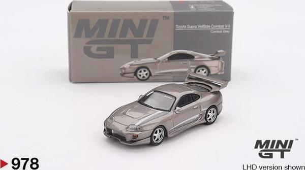 Mini GT Toyota Supra VeilSide Combat V-II Combat Grey 978 - Image 1