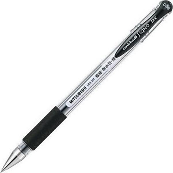 Uni-Ball Um-151 Roller Kalem Signo Dx Jel Bilye Uç 0.38 Mm Siyah (12 Li Kutu) - Image 1
