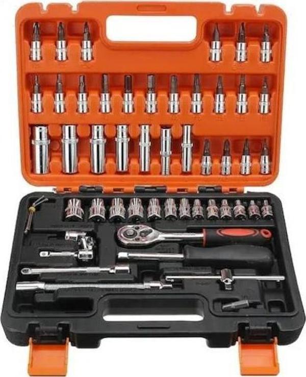 Zhltools Cr-v Max Cırcırlı 53 Parça Lokma Anahtar Takımı Bits Uç Seti İle Tam Set - Image 1