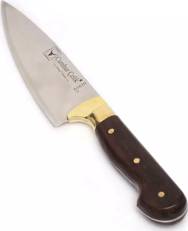 Sürmene Cumhur Çelik 61610 Şef Bıçağı 15,5 cm, Venge Sap - Image 1