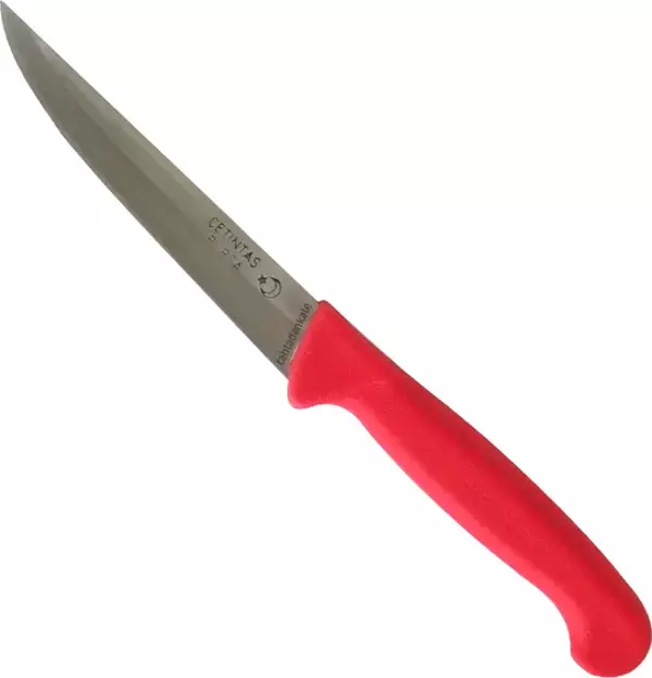 Çetintaş Paslanmaz Bursa Sebze Bıçağı 12 cm, Plastik Sap - Image 1