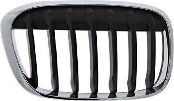 Bmw  X1   X1  2015-2018  Ön Panjur Sağ Siyah/Nikelaj Çıtalı (Tyg) (Oem No:51137354824) - Image 1