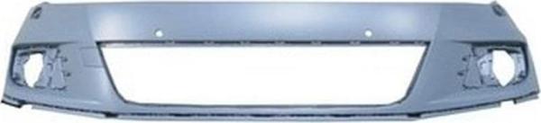 2012-2015 Volkswagen Tiguan Ön Tampon Gri Astarl(Sis-Panjur-Sensör-Far Yıkama Delikli-Çeki Kapaklı)T - Image 1