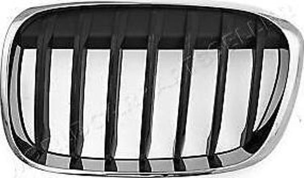 Bmw  X1   X1  2015-2018  Ön Panjur Sol Siyah/Nikelaj Çıtalı (Tyg) (Oem No:51137354823) - Image 1