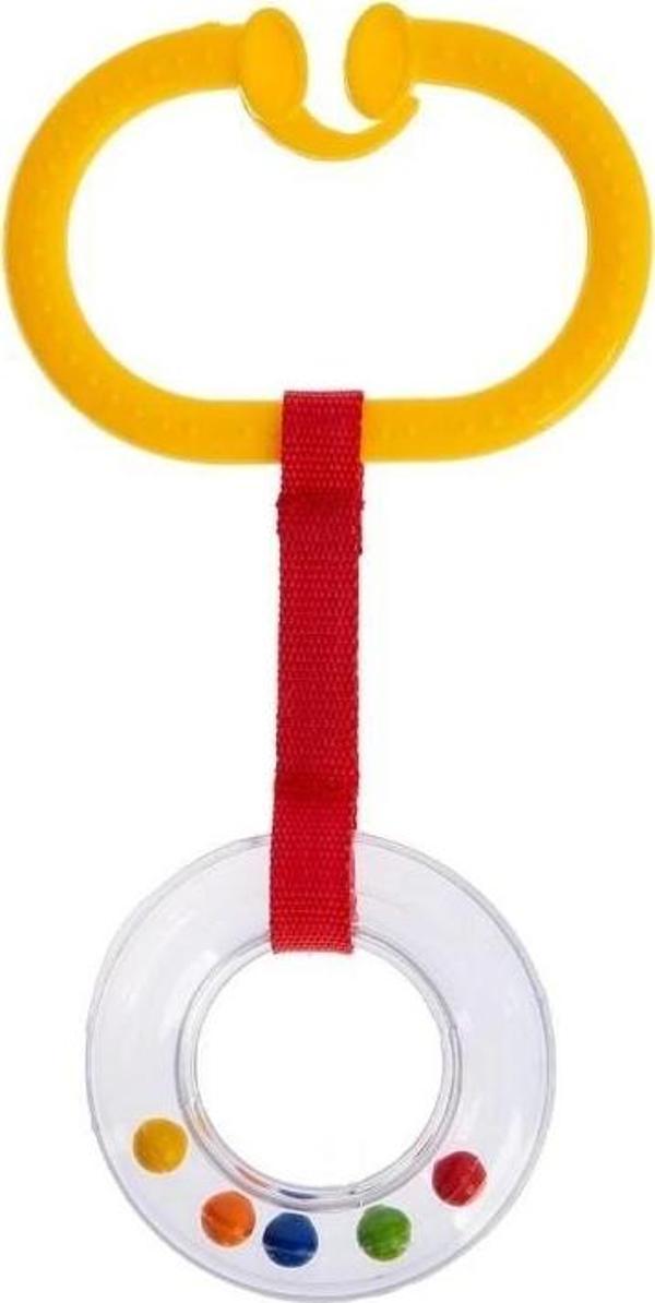 BabyJem Çıngıraklı Puset Halkası 876 Sarı - Image 1