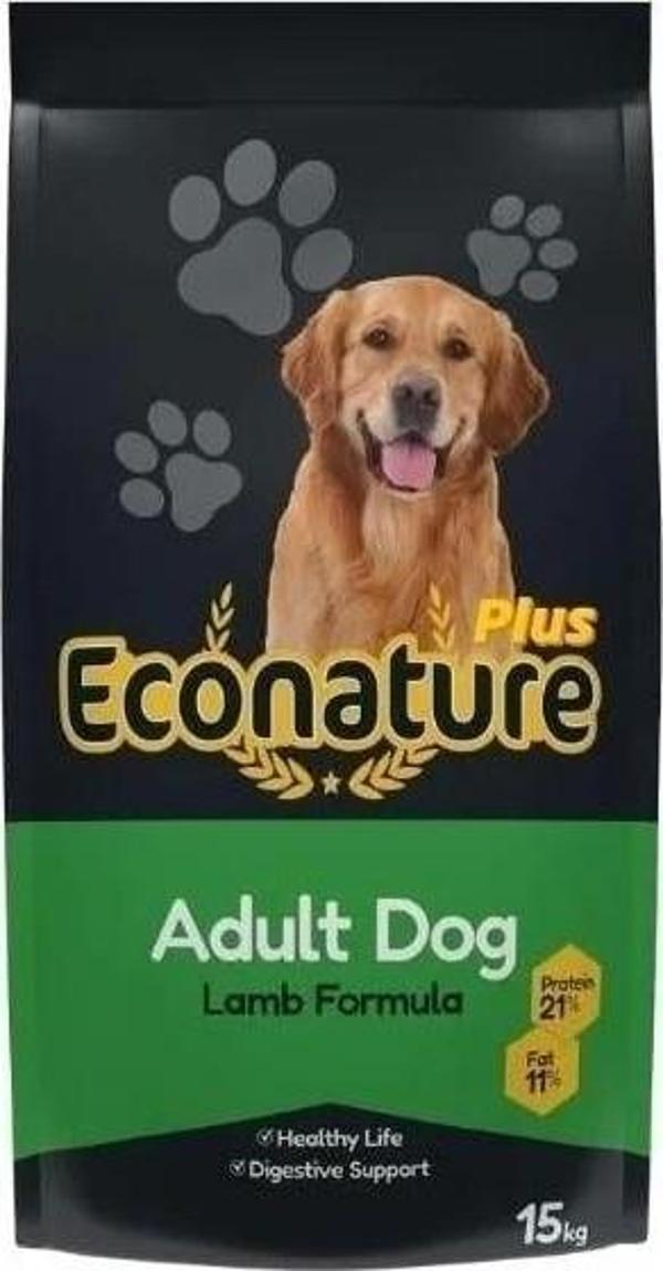 Populermarketim - Econature Plus Kuzu Etli Yetişkin Köpek Maması 15 kg - Image 1