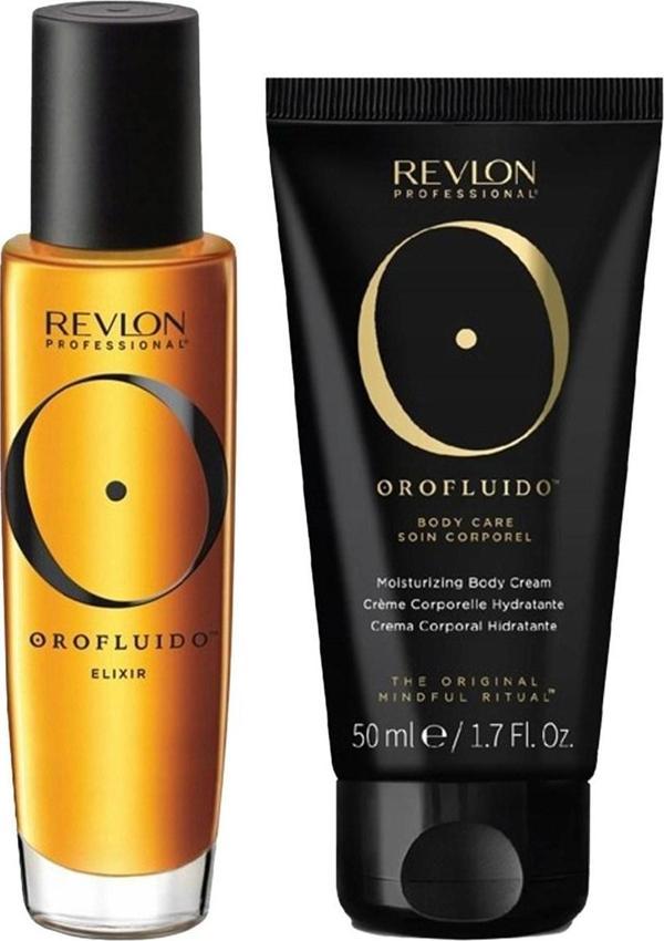 Revlon Orofluido Argan Elixir 50 ml ve Body Cream 50 ml  - Image 1