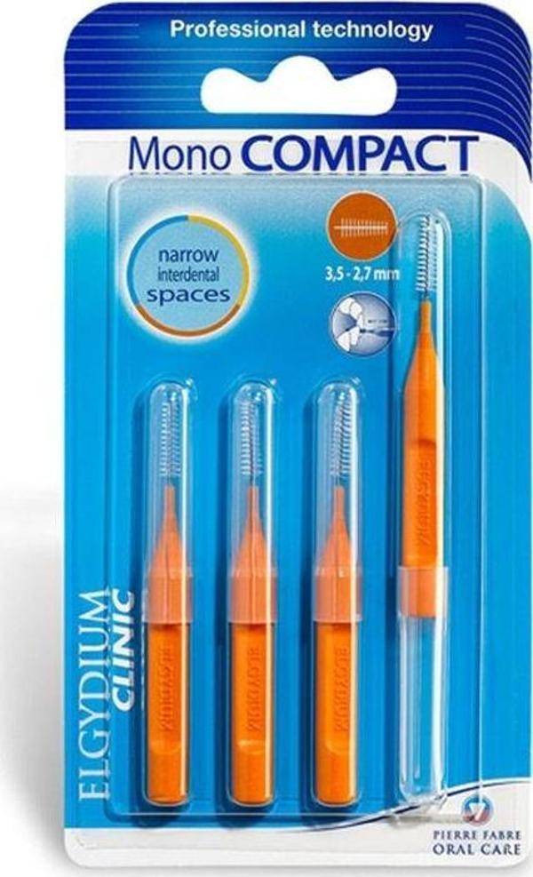 Elgydium Clinic Mono Compact Turuncu Arayüz Fırçası - Image 1