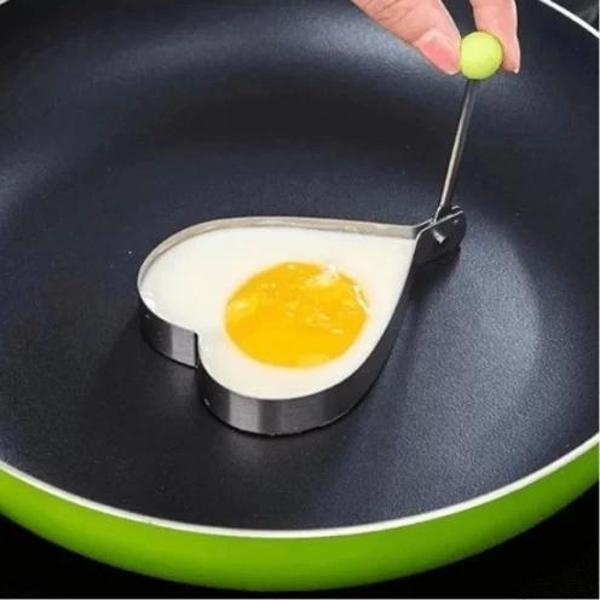Metal Kalp Omlet Krep Kalıbı - Image 1