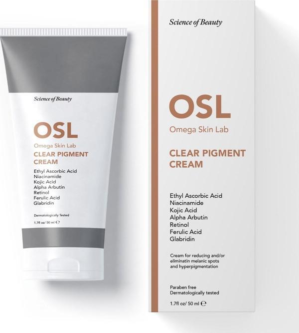 OSL Omega Skin Lab Ciltte Oluşan Lekelere Karşı Leke Kremi - Clear Pigment Cream 50ml - Image 1