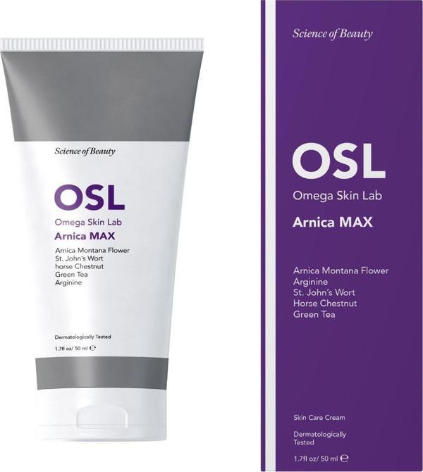 OSL Omega Skin Lab Morluk Ve Ödem Gidermeye Yardımcı Bakım Kremi - Arnica Max 50ml - Image 1