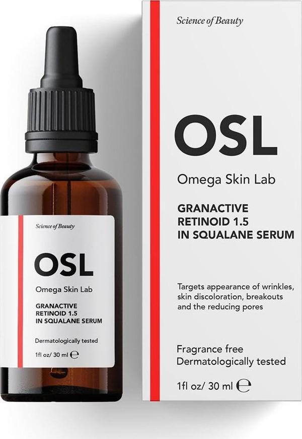 OSL Omega Skin Lab Yaşlanma Karşıtı Retinoid Serum Granactive Retinoid İçeren Gece Serumu 1,5 In Serum 30ml - Image 1