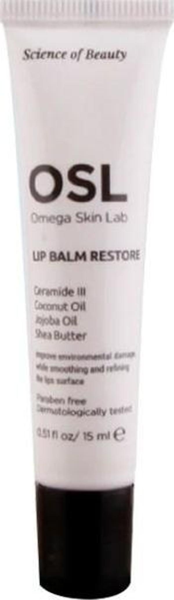 OSL Omega Skin Lab Kuru ve Çatlak Dudaklar Için Dudak Bakım Balmı - Lip Balm Restore 15ml - Image 1