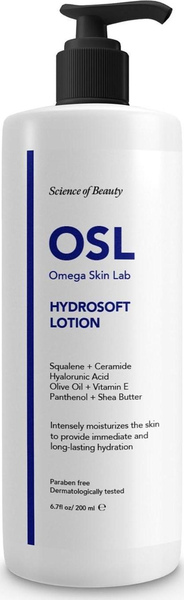 OSL Omega Skin Lab Yüz ve Vücut Için Nemlendirici Losyon - Hydrosoft Lotion 200ml - Image 1