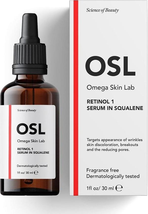 OSL Omega Skin Lab Yaşlanma Karşıtı Retinol Gece Serumu - Retinol 1 Serum In 30ml - Image 1