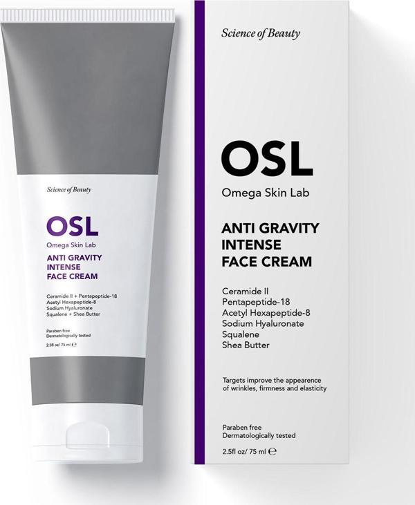 OSL Omega Skin Lab Kırışıklık ve Yaşlanma Karşıtı Yüz Kremi - Anti-Gravity Intense Face Cream 75ml - Image 1