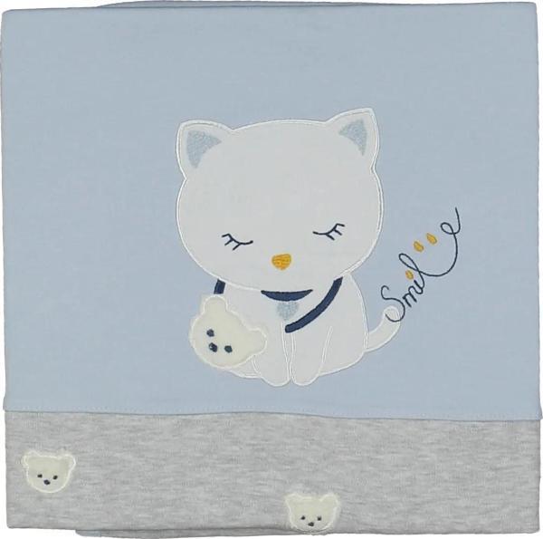 KEDİLİ 85*90 PENYE BATTANİYE Gri - Image 1