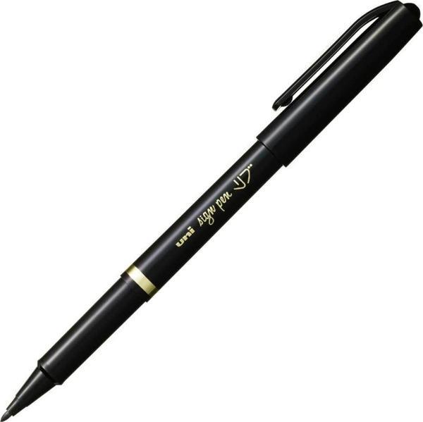 Uni-Ball İmza Kalemi Mitsubishi Sign Pen 1.0 Mm Akrilik Uçlu Siyah Myt-7 (10 Lu Paket) - Image 1