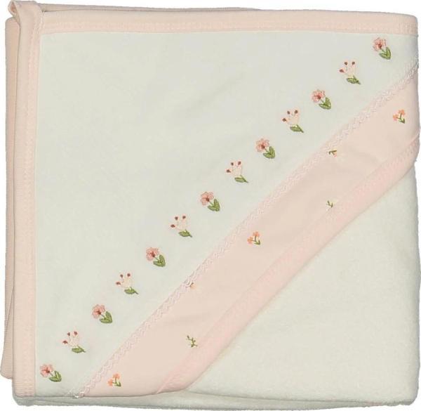 LALE NAKIŞLI 0-12 AY HAVLU SİLGİ Pembe - Image 1