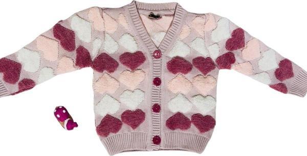 KALPLİ TRİKO HIRKA Pembe - Image 1