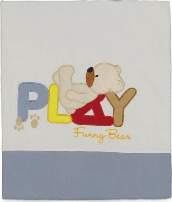 PLAY AYICIKI 80*90 PENYE BATTANİYE Mavi - Image 1