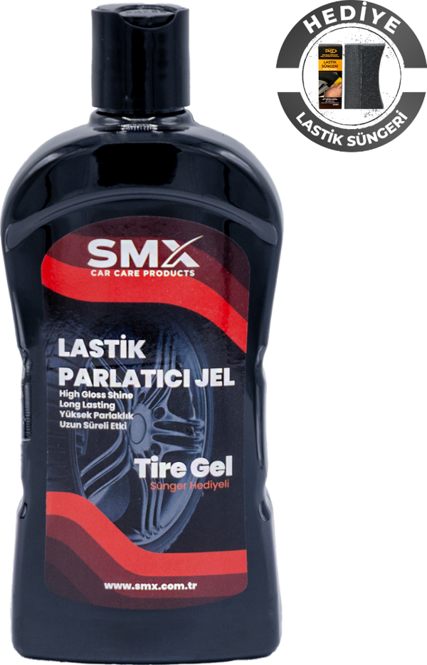 Jel Lastik Parlatıcı 500 Ml + Sünger Hediye - Image 1
