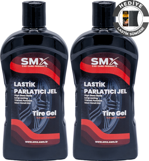 Jel Lastik Parlatıcı 500 Ml 2 Adet Sünger Hediyeli - Image 1