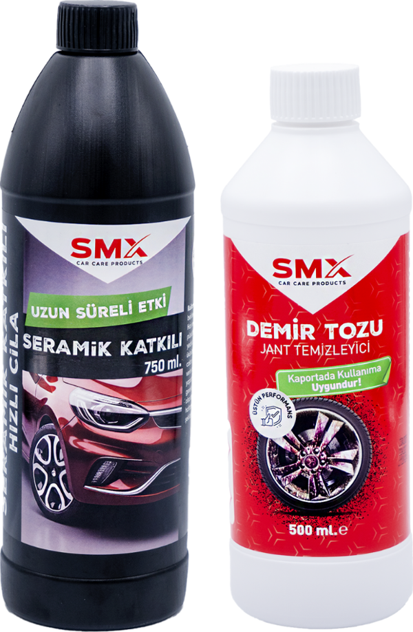 Seramik Katkılı Hızlı ve Pratik Cila 750ml. +  Demir Tozu & Jant Temizleyici 500 Ml - Image 1
