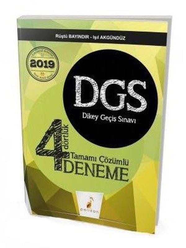 2019 DGS Dört Dörtlük 4 Deneme - Pelikan Yayınları - Image 1