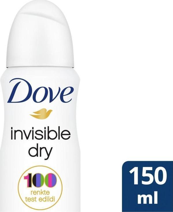DOVE DEO SPREY INVISIBLE DRY 150ML - Image 1