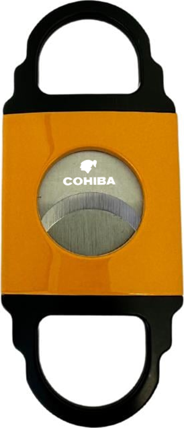Cohiba Sarı Siyah Metal Puro Makası Kesici - Image 1