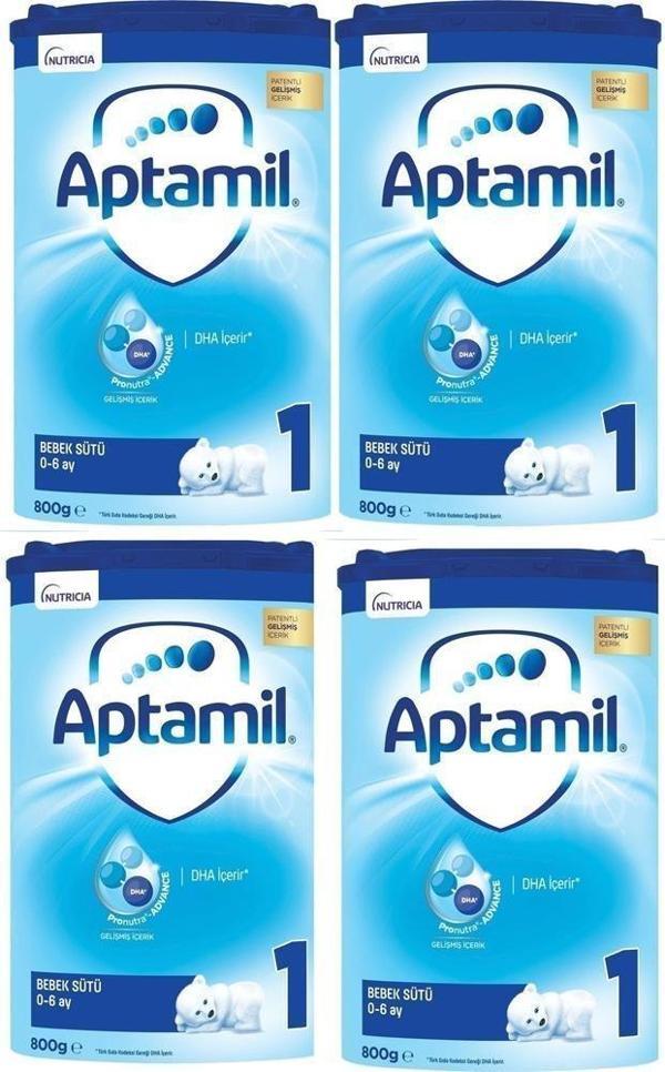 Aptamil 1 Bebek Sütü 800 gr 4 Adet - Image 1