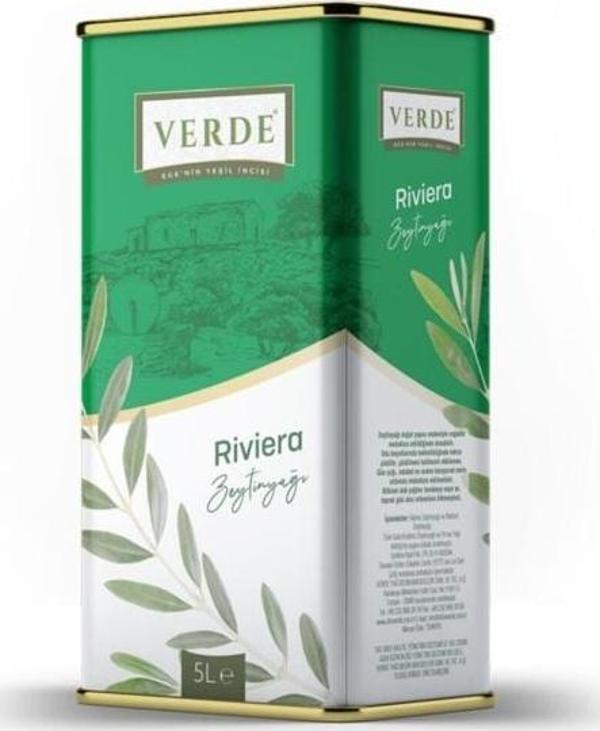 VERDE Riviera Zeytinyağı 5 Lt Teneke - Rıvıera Zeytin Yağı - Image 1