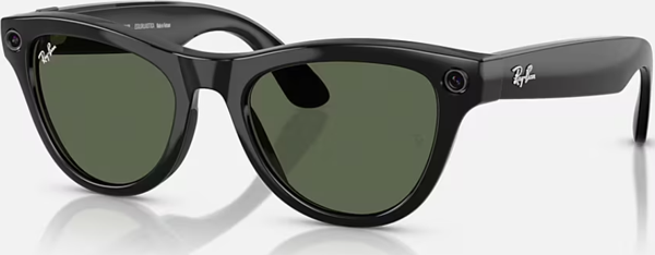 RAY-BAN META SKYLER Frame-Shiny Black / Lenses-G-15 Green  Akıllı Gözlük - Image 1