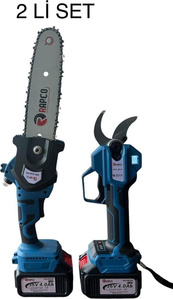 Rapco Dal Budama Şarjlı Testere Ve Makas Seti (Dijital Ekran ) - Image 1