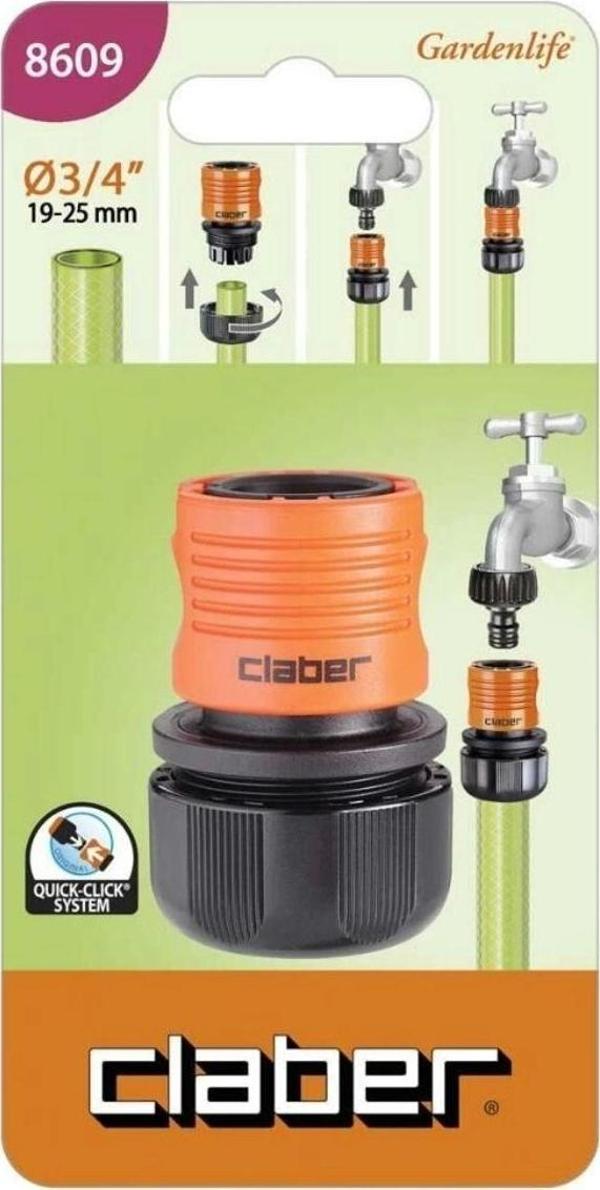 Claber 8609 3/4 Otomatik Musluk Bağlantı - Image 1