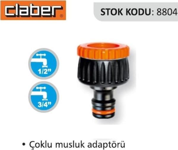 Claber 8804 Musluk Adaptörü 1/2-3/4" - Image 1