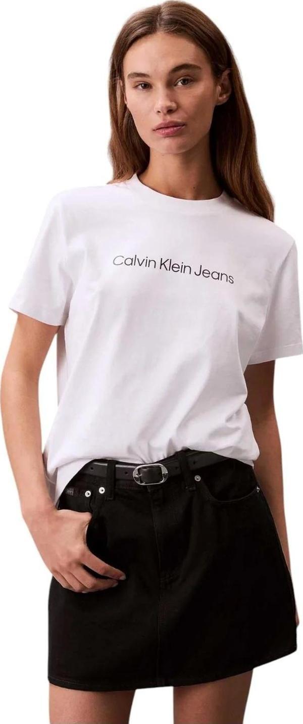 Calvin Klein Jeans Essentials Kadın Beyaz T-shirt LV047C912G-YAA - Image 1