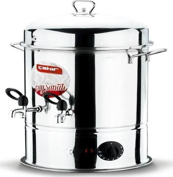 Çakır 350 Bardak Endüstriyel Çay Makinesi Gümüş - Image 1