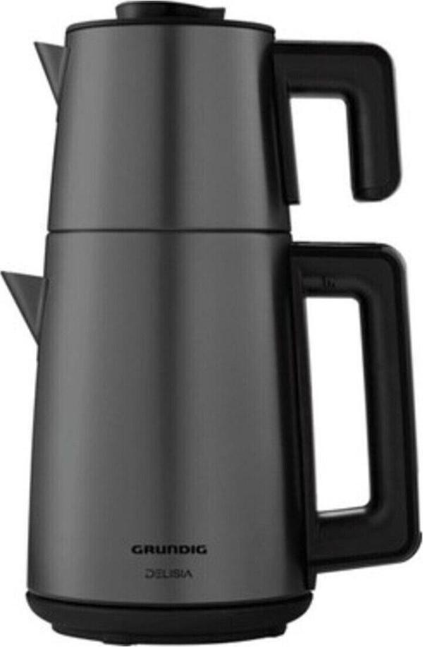 Elektrikli Çaydanlık 1650 Watt Delisia Çelik Çay Makinesi - Image 1