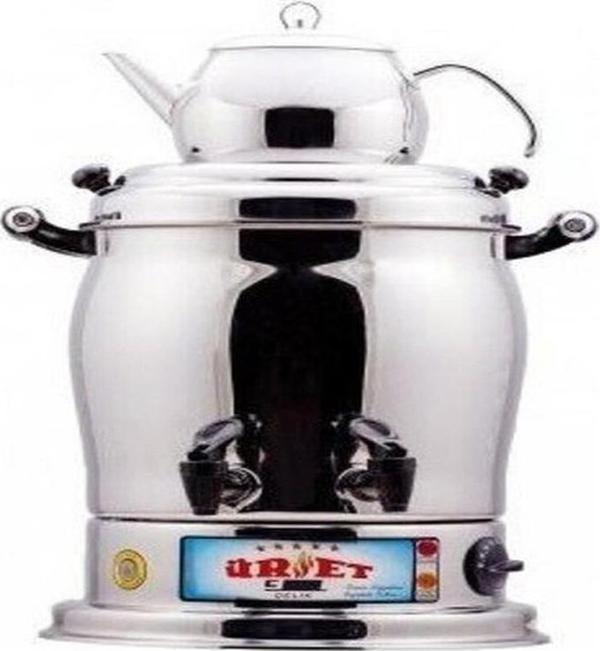 Üret Çift Amaçlı 12 L Çay Semaveri Inox Inox - Image 1