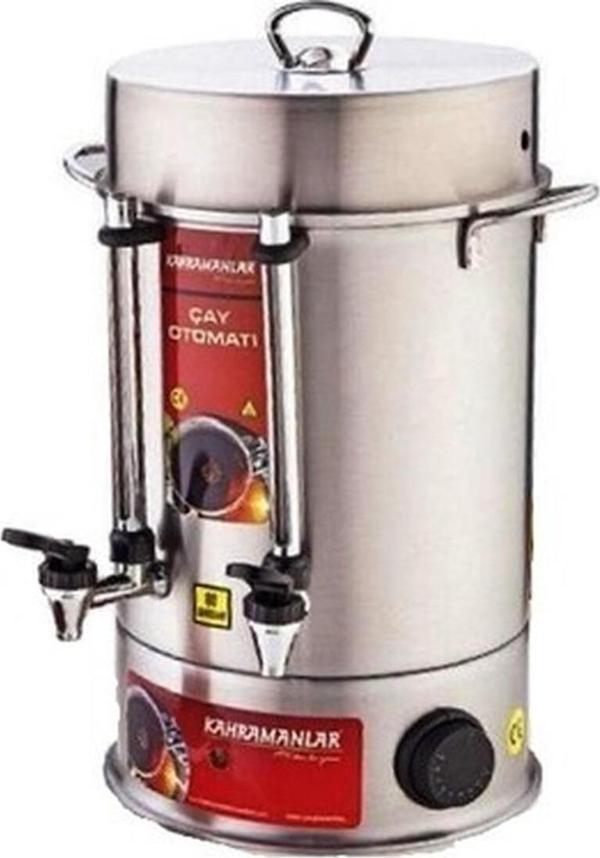 Kahramanlar 60 Bardaklık 304 Kalite Çelik Çay Makinası Semaver - Image 1