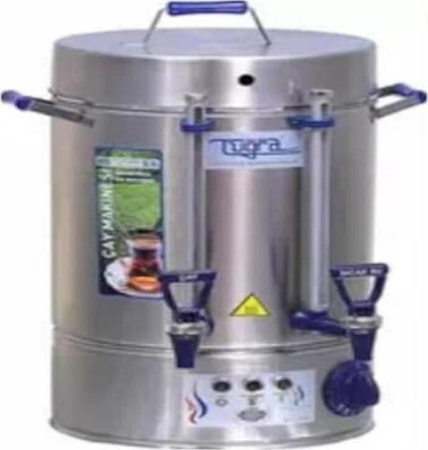 Tuğra 80 Bardak Çay Otomatı Inox Inox - Image 1