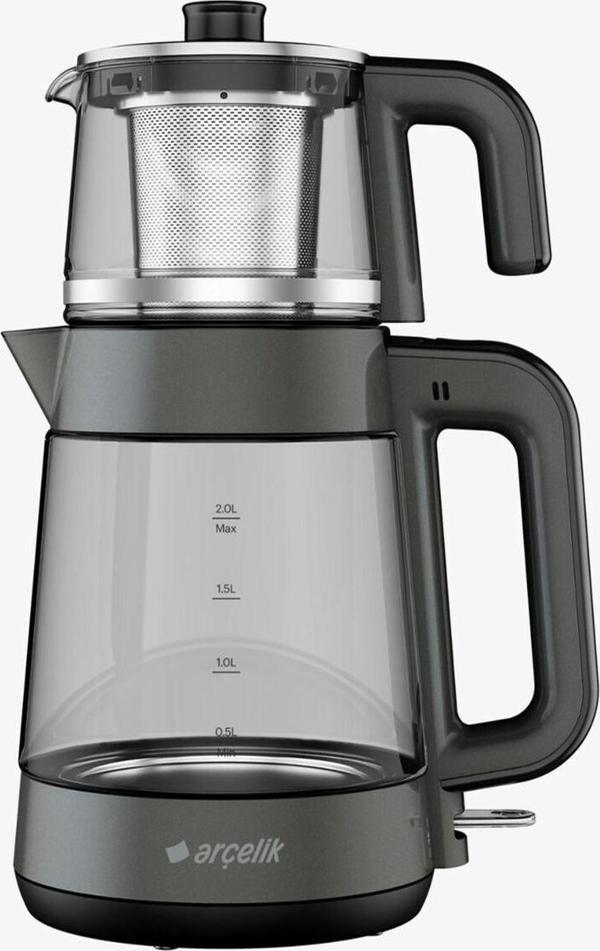 RESİTAL LED IŞIKLI CAM KETTLE ÇAY MAKİNESİ SU ISITICI - Image 1