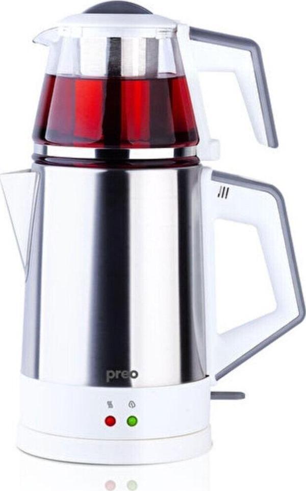 Ptm06 1,8 Lt 1800w Cam Demlikli Çelik Inox Beyaz Çay Makinesi - Image 1