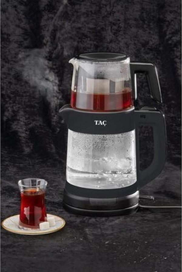 Siyah Glassdem Cam Demlikli Çay Makinesi 500+ L  F 220 - 240 V 1-2 L - Image 1