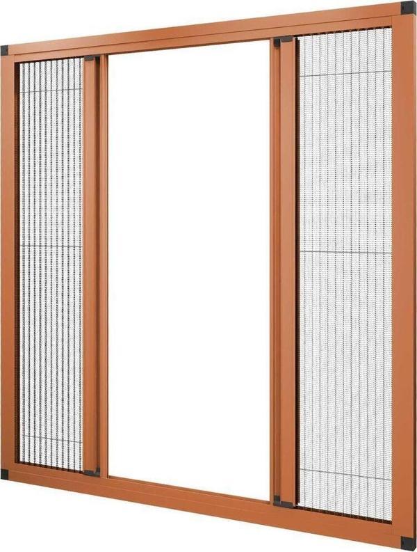 İlkim Sineklik Akordeon Plise Pileli(Duble Sineklik)Altınmeşe Beyaz Antrasit Gri Vizon - Image 1
