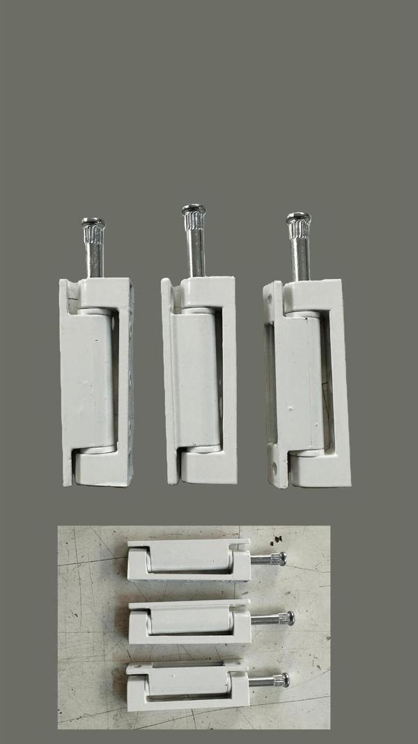 İlkim 75Mm Beyaz Pvc Pencere Menteşesi Seti (3 Adet) - Image 1