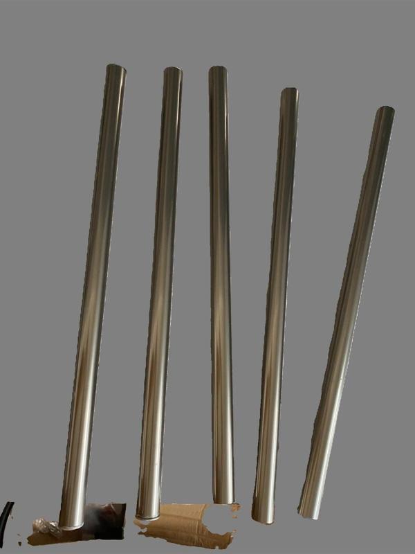 İlkim Mastershef Metal Oklava 49 Cm Ve 74 Cm İkli Set Alüminyum Paslanmaz Bronz Renk - Image 1