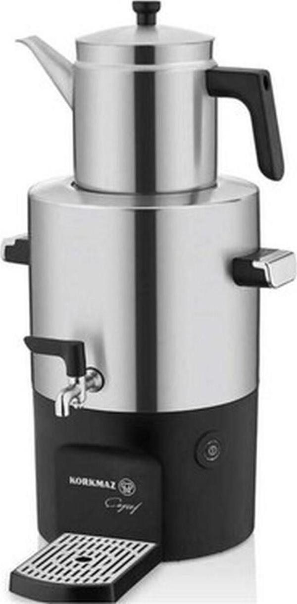 Korkmaz Çayşef Inox Semaver - Image 1